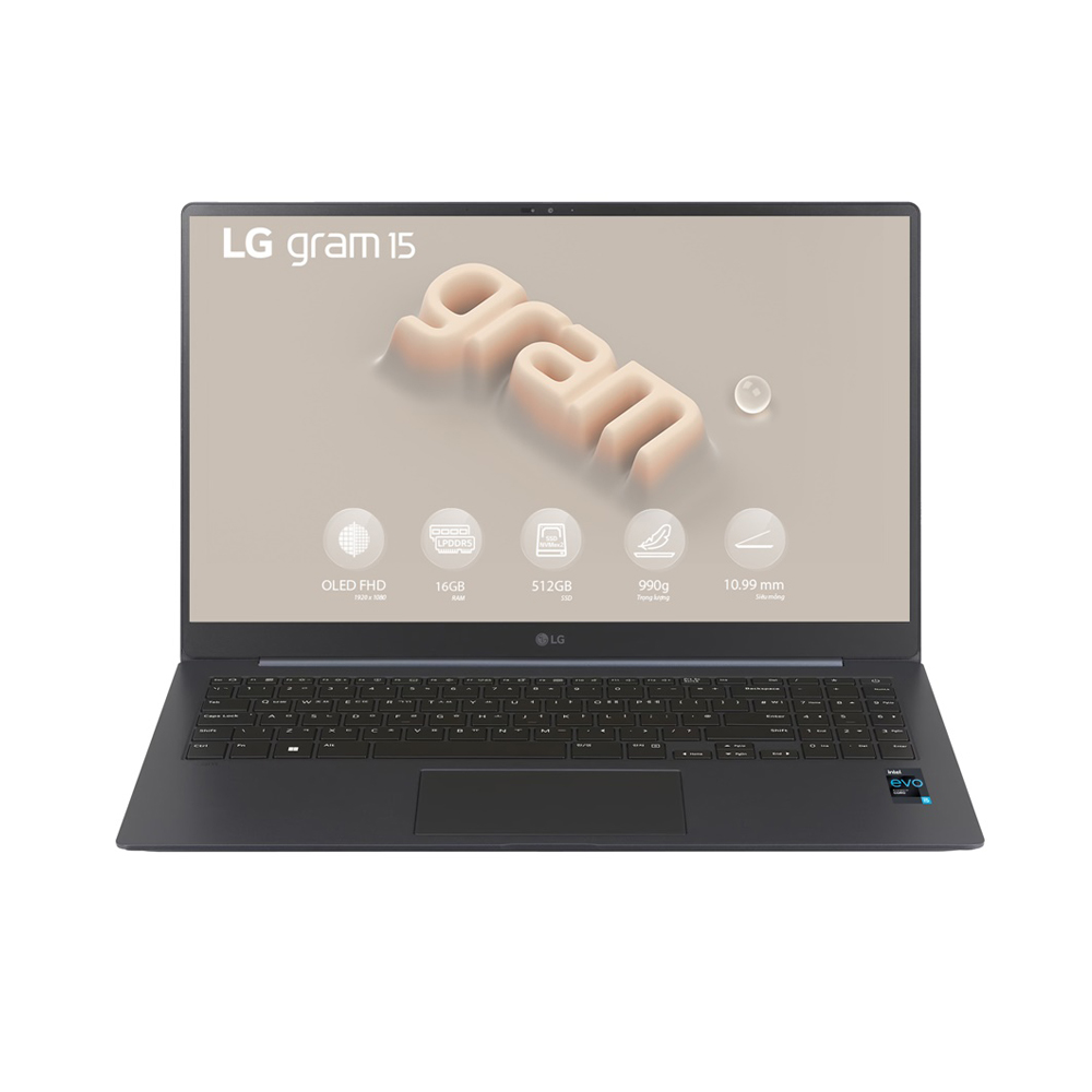 Laptop LG Gram 2023 Ultra Slim 15Z90RT-G.AH55A5 (Intel Core I5-1340P | 16GB | 512GB | Intel Iris Xe | 15.6-inch FHD | Win 11 | Xanh)