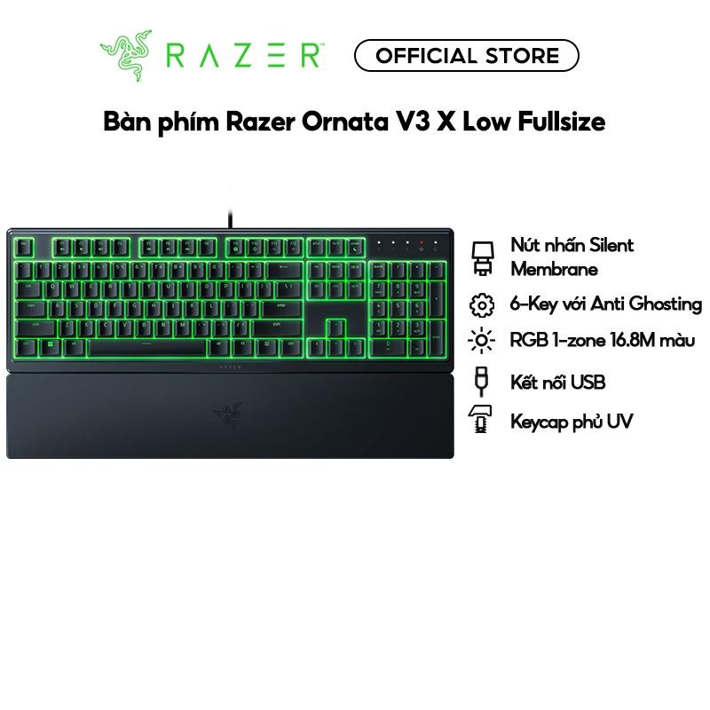 BÀN PHÍM GAME RAZER ORNATA V3X-LOW PROFILE (USB/RGB) (RZ03-04470100-R3M1)