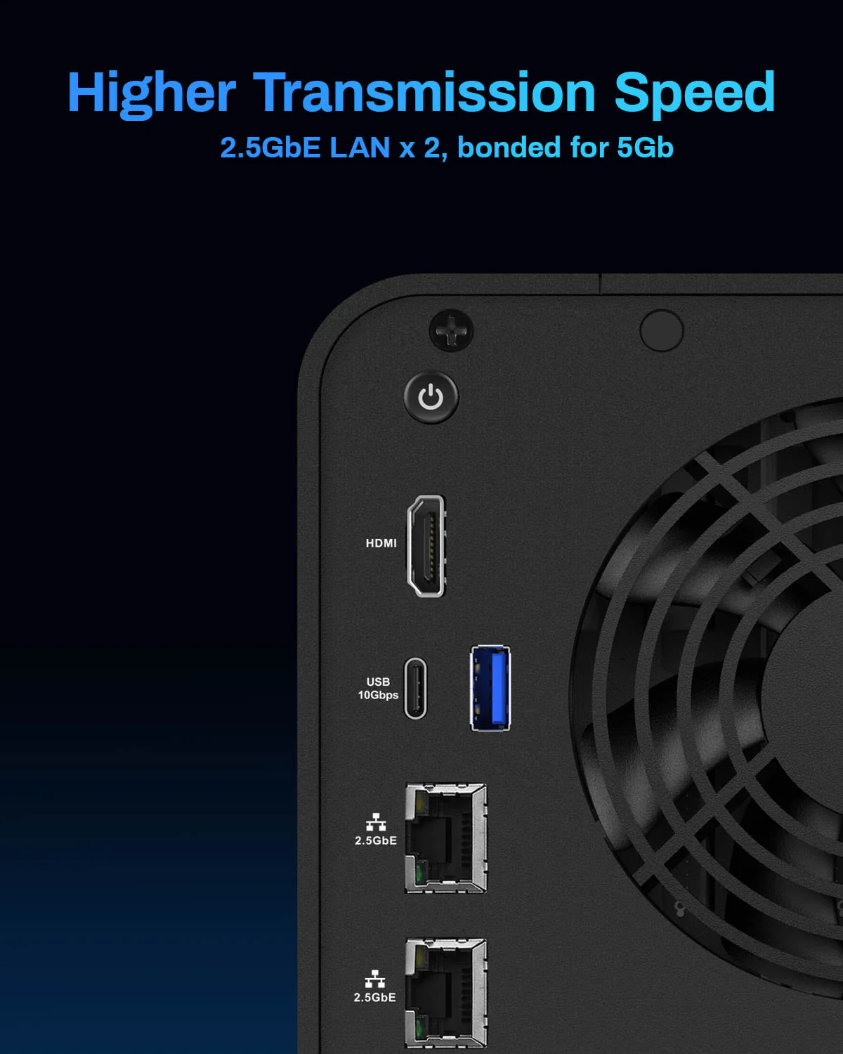 Thiết bị lưu trữ NAS TerraMaster F6-424 6 Bay 132TB - Ảnh 4