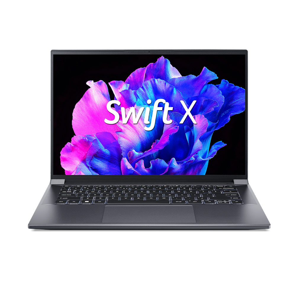 Laptop Acer Swift X 14 SFX14-71G-78SY NX.KEVSV.006 (Thông số: Intel Core i7-13700H |Ram 32GB |SSD 1TB | RTX 4050 6GB GDDR6 | 14.5 inch 2.8K OLED | Win 11 | Steel Gray)
