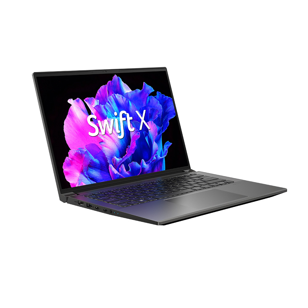 Laptop Acer Swift X 14 SFX14-71G-78SY NX.KEVSV.006 (Thông số: Intel Core i7-13700H |Ram 32GB |SSD 1TB | RTX 4050 6GB GDDR6 | 14.5 inch 2.8K OLED | Win 11 | Steel Gray) - Ảnh 2